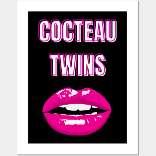 cocteau twins red lips Posters and Art